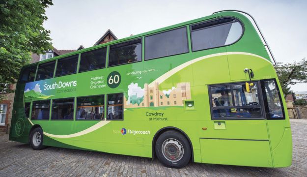 New look South Downs bus