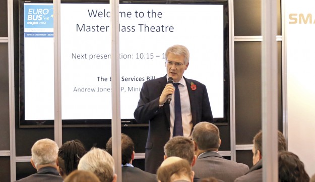Minister speaks at Euro Bus Expo