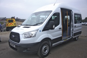 The Ford Transit remains an important model in the standard range. This example of the new Transit was built for the Keen Group and only has seating for five because it is primarily used for moving wheelchair bound passengers