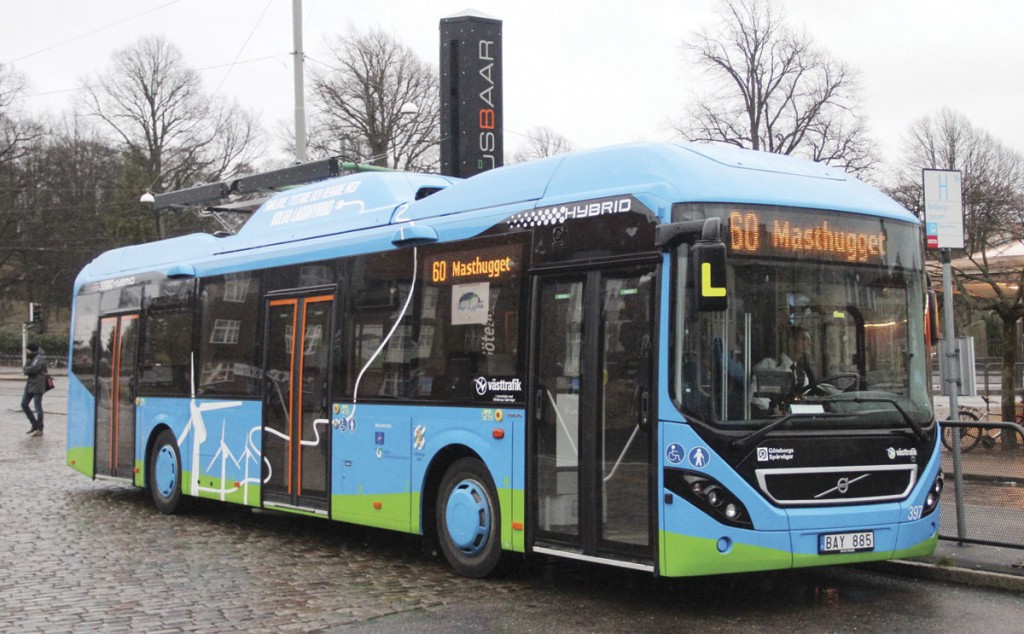 Gothenburg has been running three electric (plug-in) hybrids in service, one of which is continuing to operate. In June it will commence operating a mix of hybrid electric and full electric buses on a new route as part of the ElectriCity project