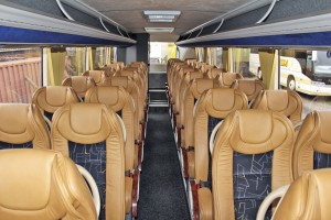 Coopers specified 38 recliners and a rear offside saloon toilet.