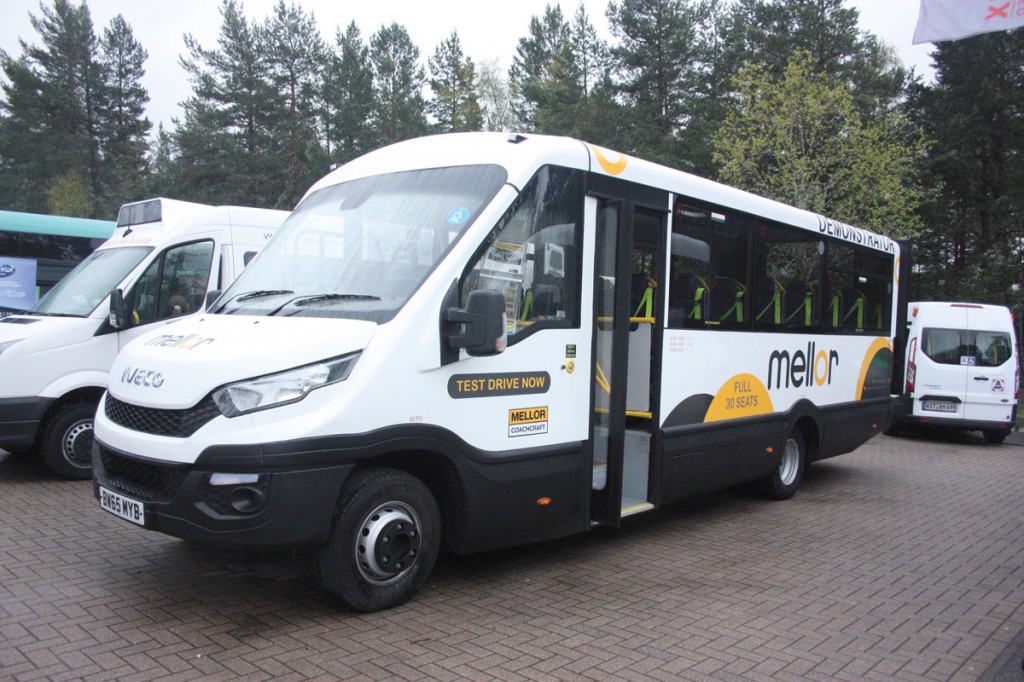 The Mellor Maxima on Iveco New Daily can seat up to 30.