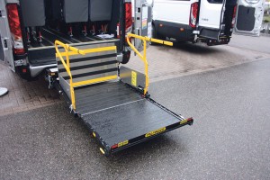 The new Ratcliff-Palfinger RUL 40 wheelchair lift.