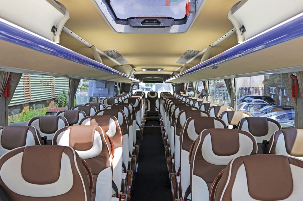 Working with Temsa and Arriva, BM Coaches have achieved a high quality and attractive interior for their Safari HDs