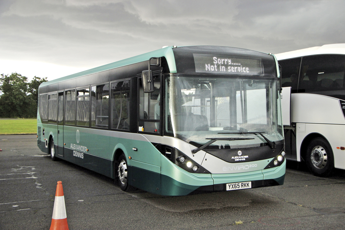 ADL’s Enviro200 MMC demonstration bus.