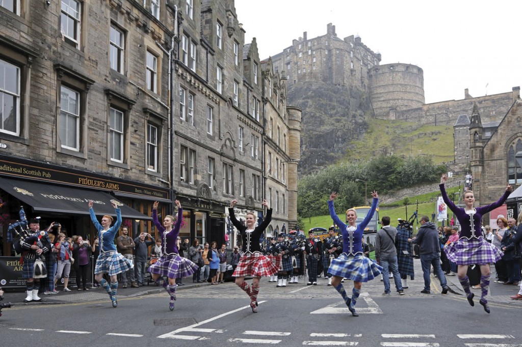 Dancers from the Royal Edinburgh Military Tattoo