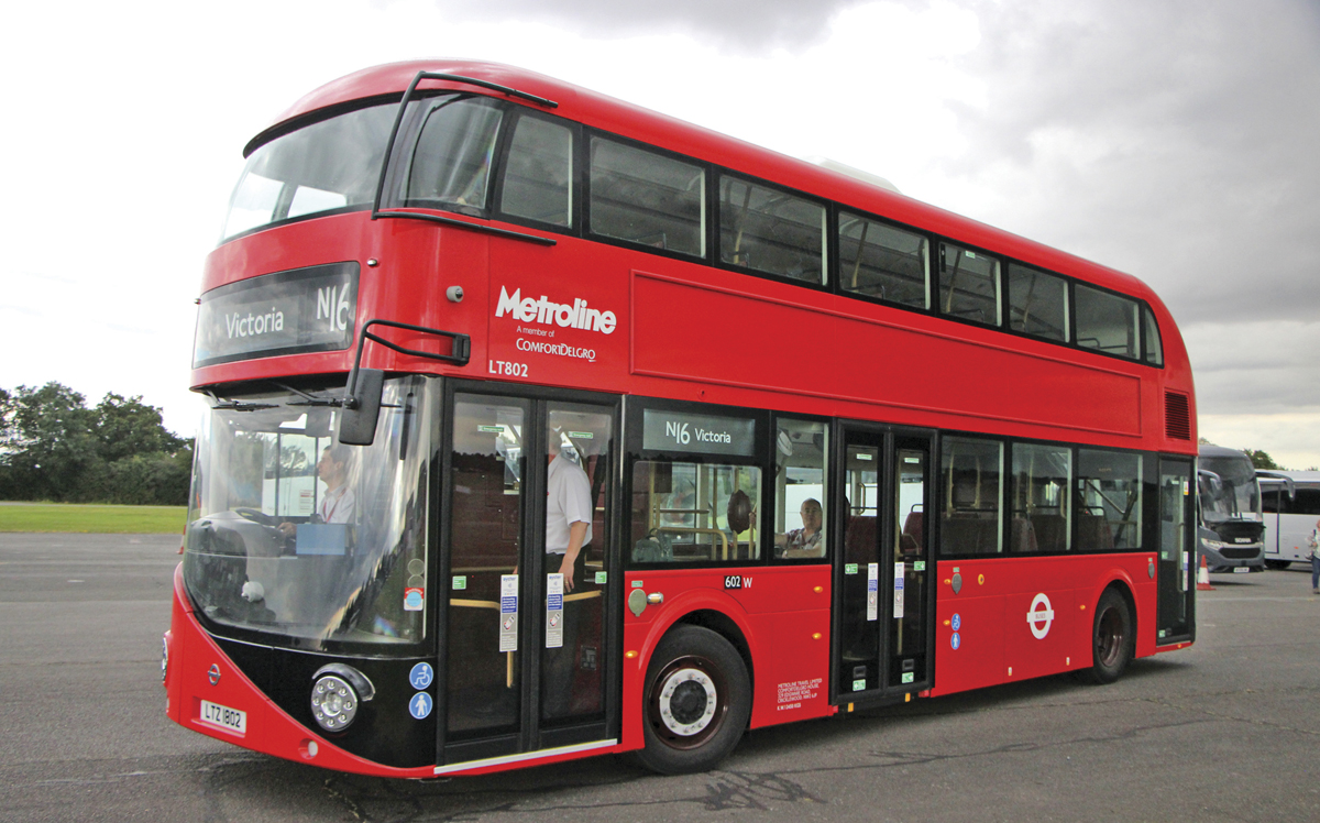 Possibly the most popular drive of the evening was the Wrightbus New Routemaster.