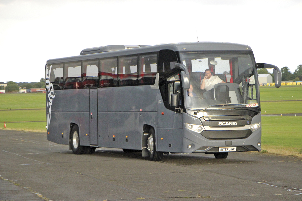 Scania’s Interlink, the successor to the OmniExpress, made its UK debut.