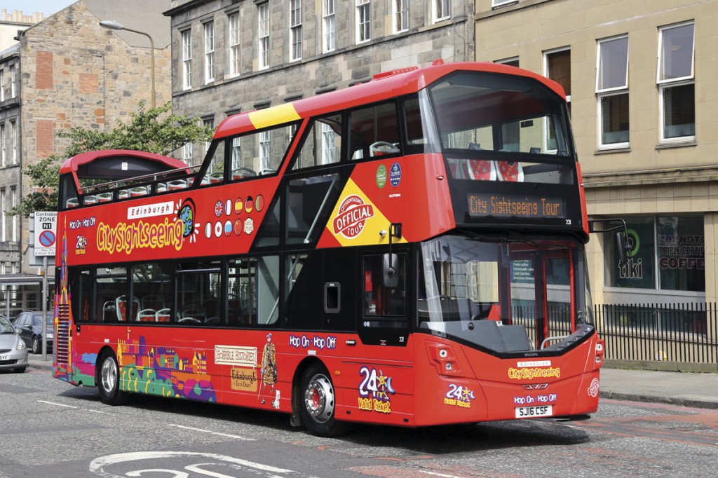The new buses carry three liveries; City Sightseeing