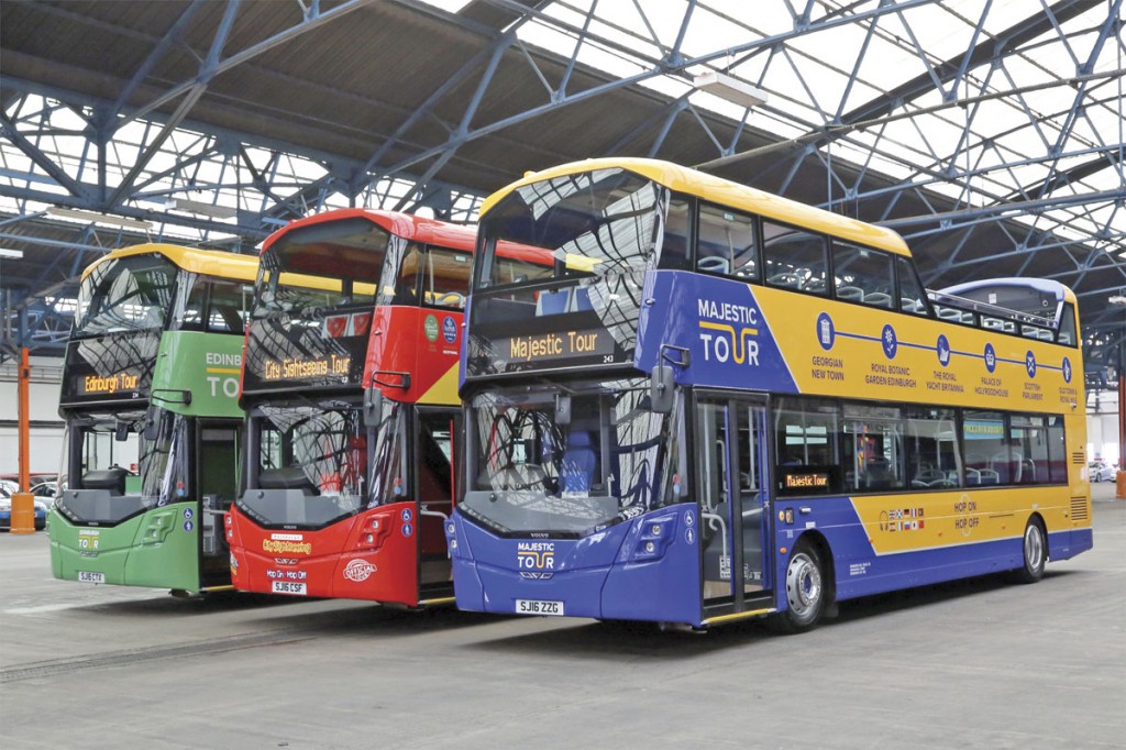 The three launch vehicles lined up in Central Depot following the launch