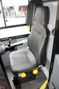 Chapman’s new easily set Sideriser 2 driver’s seat pedestal with Probax cushion is specified