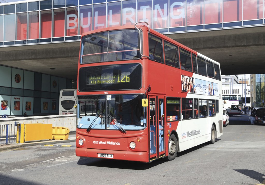 National Express West Midlands 126 between Birmingham and Wolverhampton was identified as one of the services requiring a significant increase in peak vehicle requirement to maintain frequencies