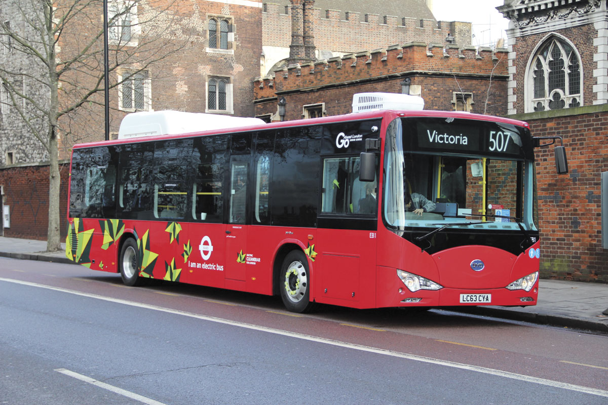 Two BYD e-Buses have been running from Waterloo since 2013