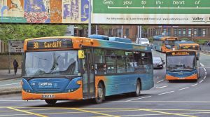 Skates supports buses in Wales
