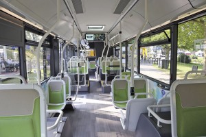 Light colours featured in the interior of the Citea demonstrator