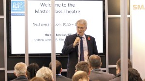 Minister speaks at Euro Bus Expo