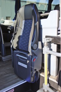 Inova supply the courier seat which matches the interior trim