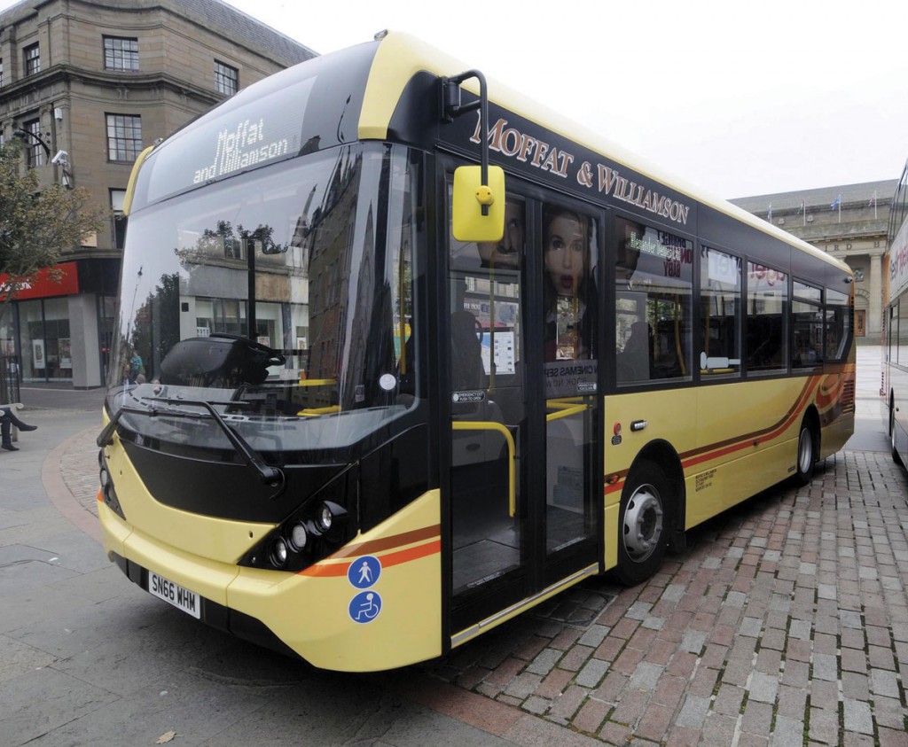 One of Moffat &Williamson’s latest additions to their service fleet, an Enviro200 MMC - ©David Martin, Fotopress, Dundee