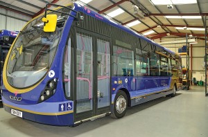 This First bus has been coated in Glasurit’s paint.