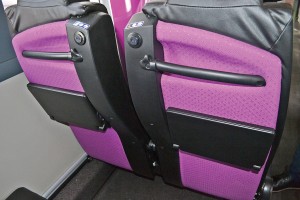 The Glasgow Express shuttle service from the city’s airport offer leather seating, USB charging points, flip down tables and bag hooks. The service also offers Audio visual announcements.
