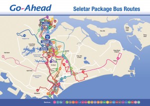 An example of the agency’s graphic design skills, in this case with a route map.