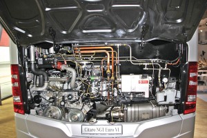 Daimler have a dedicated Euro6 gas engine which is available in the Citaro in Europe.