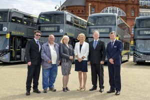 Jane Cole (centre) with colleagues and stakeholders at the launch of the first ADL Palladiums.