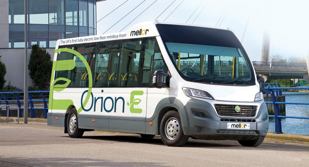 Mellor Coachcraft’s Orion E electric minibus is to debut at the show, exhibited on Eberspächer’s stand.