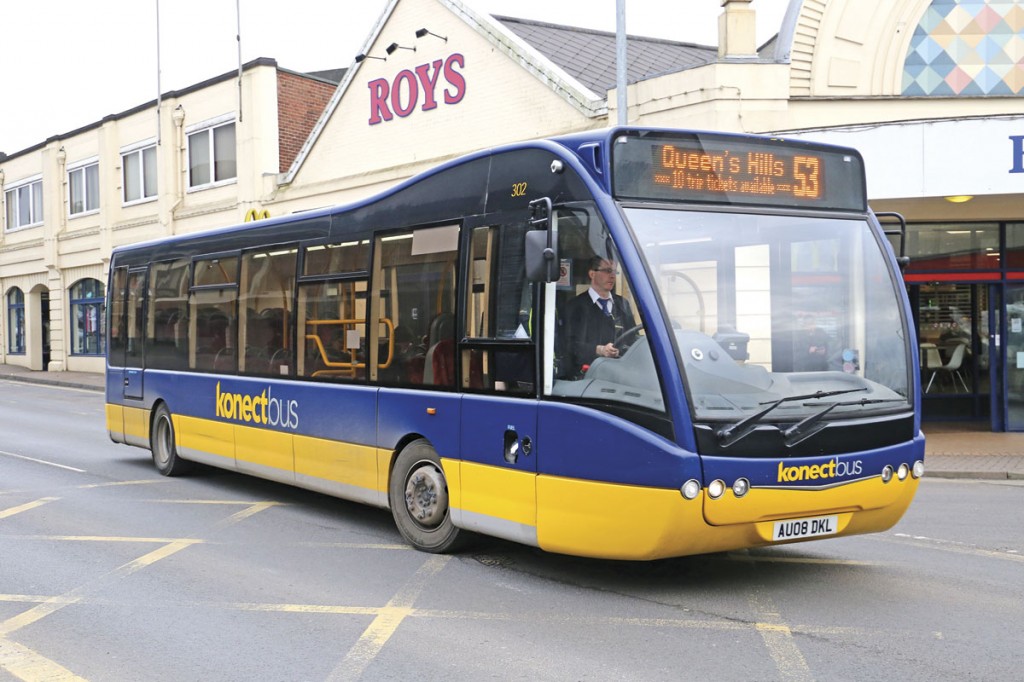 Norfolk based Konectbus achieved the highest score for overall satisfaction