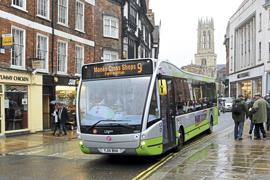 Electric Optare Versa in York