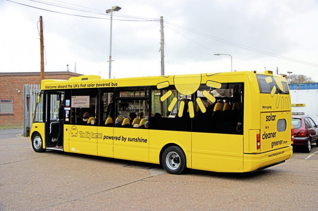 The Solar Solo carries a revised livery and will be operated on the 52 service between Brighton and Woodingdean