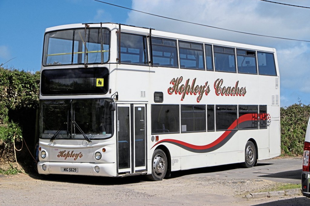 Five of these former Dublin Volvo B7TL Alexander ALX400s are operated on school contracts