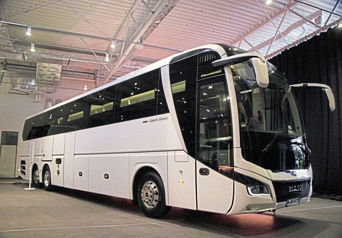 Busworld at Kortrijk will be the first public outing for the new generation MAN Lion’s Coach