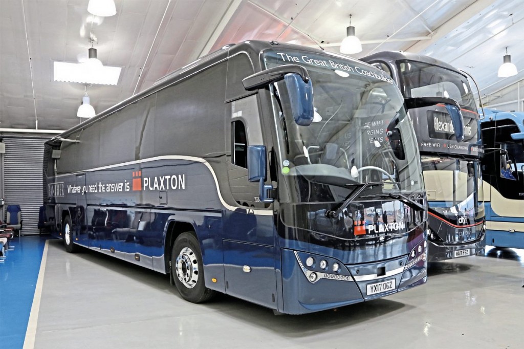The current Plaxton Panther demonstrator