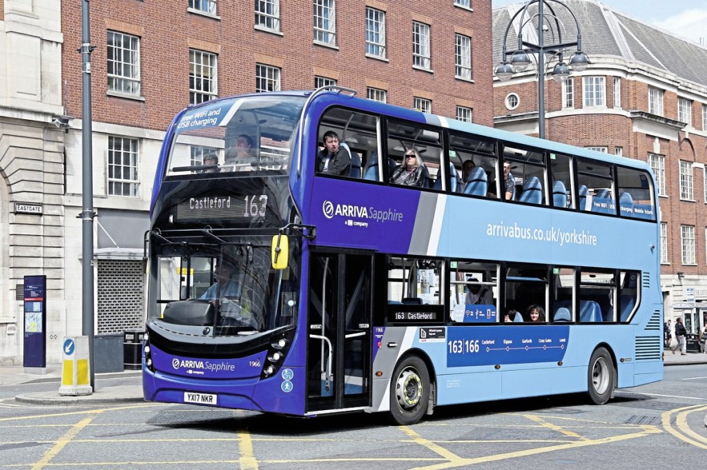 The new ADL Enviro400 MMCs are to both Arriva standard and Sapphire specifications, one of the latter is seen in Leeds