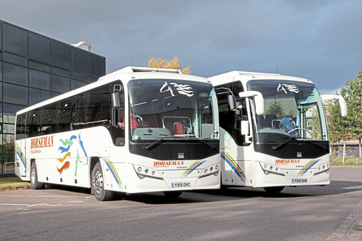 The 2015 Plaxton Volvo deliveries consisted of five Leopards and three Panthers