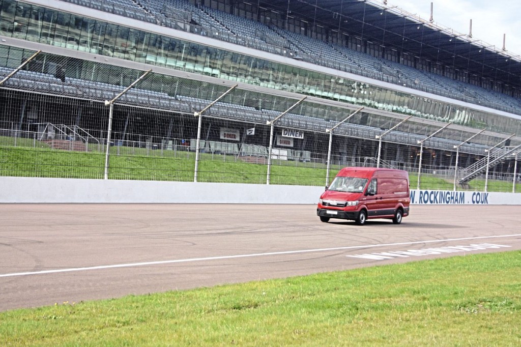 Use of the Rockingham Raceway gave the opportunity for some full speed running