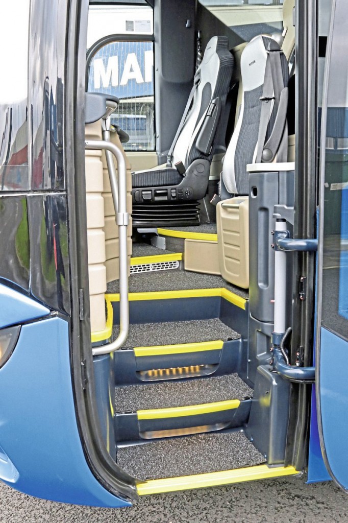 The new Tourliner features a redesigned and wider entrance