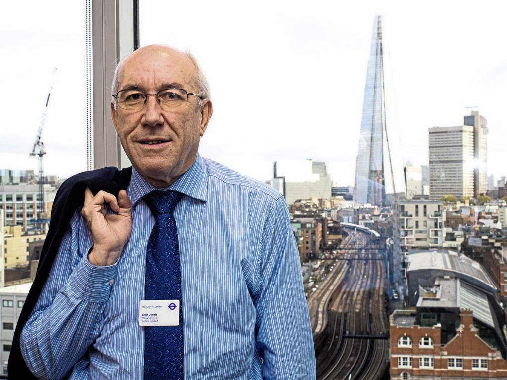 The Shard backdrops Leon’s office - a fitting outlook for a man who says his knowledge of London geography has been key