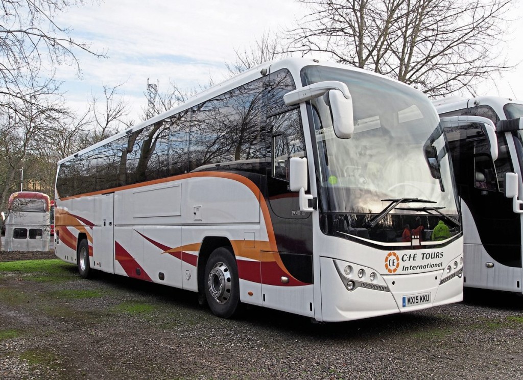 There were several of these CIE Tours International Volvo B11R Plaxton Panthers in the yard, priced at £194,500 at the time of writing