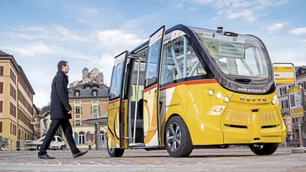 Navya’s autonomous shuttle