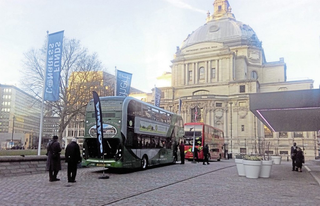 Outside, delegates could take a hands-on look at examples of a gas bus, electric bus and Peter Hendy’s Euro VI Routemaster