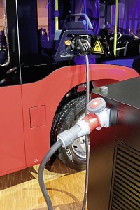 Charging uses the standard Combo 2 system. A bus range of 150km is being quoted for initial Electric Citaros