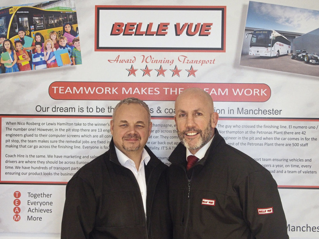 L to R - Ian Bragg and Philip Hitchen – fellow Directors at Belle Vue