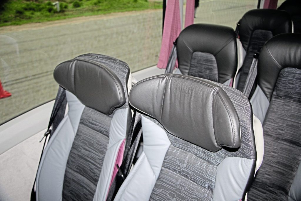 Adjustable headrest will be a feature of the 9900 although only one seat was fitted with it on the prototype. The headrest will extend further upwards on production versions