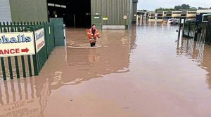Marshalls battles through flood