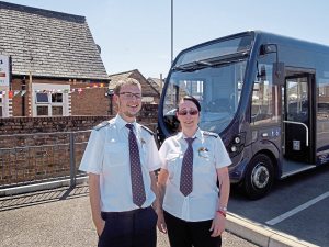 Former Stagecoach drivers, Bradley Williams and Katrina Newnham have joined WNCTP following the withdrawal of the national operator’s routes in the area