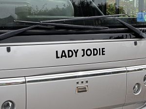 Reynolds’ fleet bear ladies’ names such as Lady Jodie