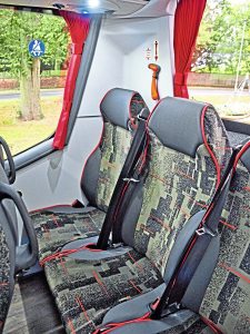 'Cosy' rear row of seats