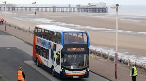 Ian Field takes the trophies  in Bus Driver of the Year